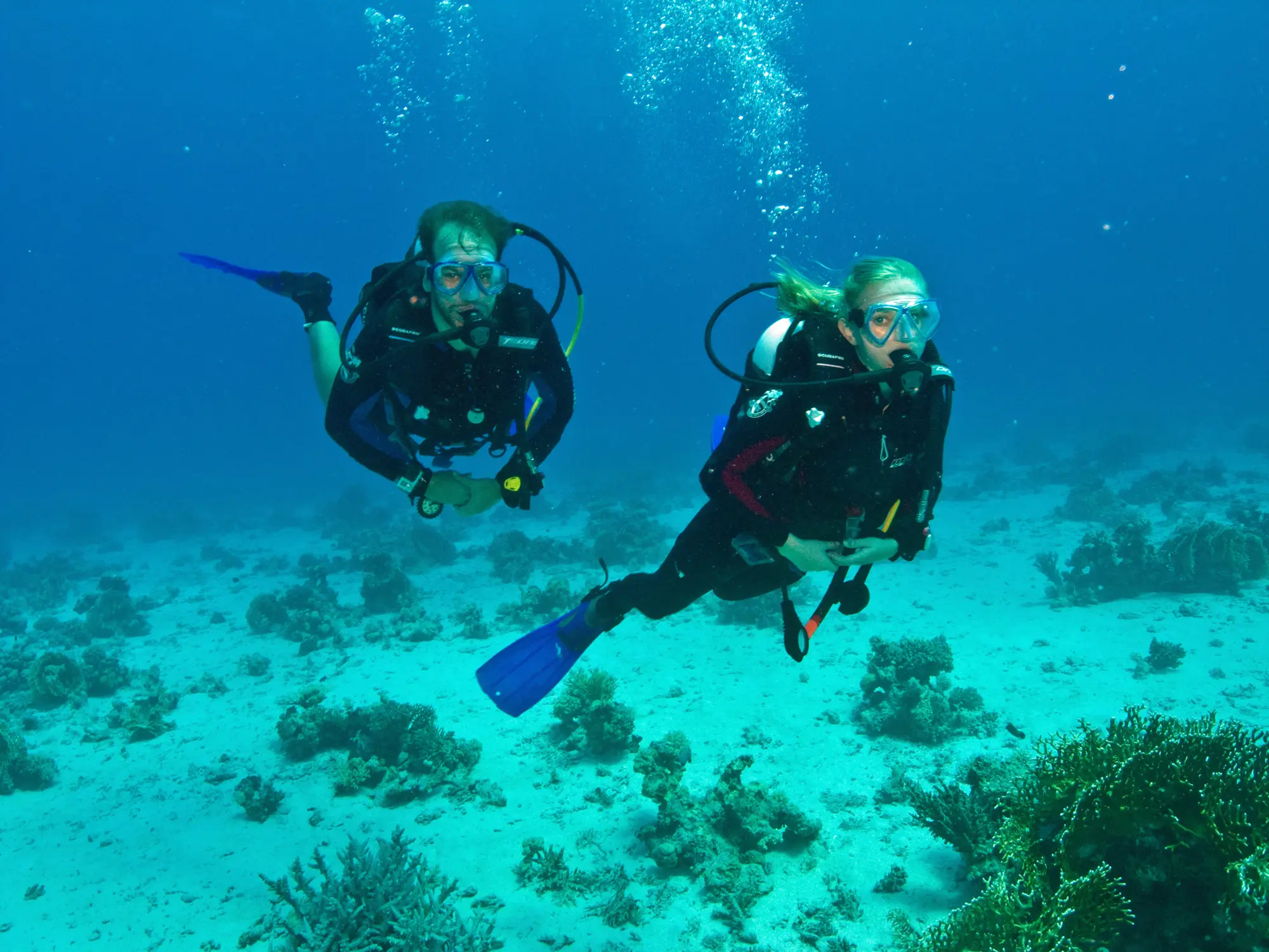 Diving without guide